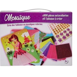 Gifi Kit création mosaïque autocollante x 6 tableaux