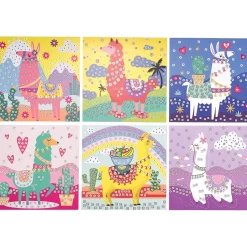 Gifi Jeux Créatifs<Kit création mosaïque Lama x 6