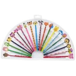 Gifi Kit crayon en bois avec gomme forme animal 41 pièces