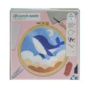 Gifi Kit de crochet avec support rond bois et laine 25x9x6cm - plusieurs modèles