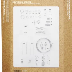 Gifi Kit de fabrication de bijoux argenté