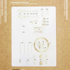 Gifi Kit de fabrication de bijoux doré
