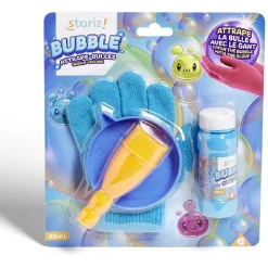 Kit gant magique attrape-bulles avec souffleur et solution 60 ml*Gifi Online
