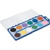 Gifi Kit peinture à l'eau 12 couleurs avec pinceau