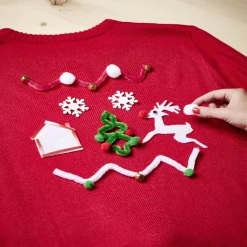 Gifi Kit pour personnaliser pull de Noël DIY