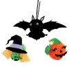 Gifi Kit suspension pompon Halloween à confectionner x3