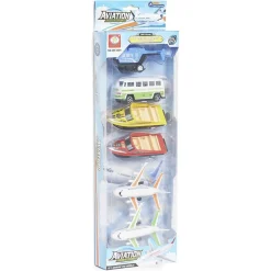 Outlet Gifi Kit 5 véhicules de transport