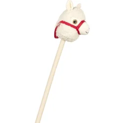 Gifi Eveil<Lama à chevaucher Choux Bidou beige lanière rouge