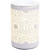 Outlet Gifi Lampe d'ambiance brûle parfum motif rosace