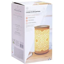 Outlet Gifi Lampe d'ambiance brûle parfum motif rosace