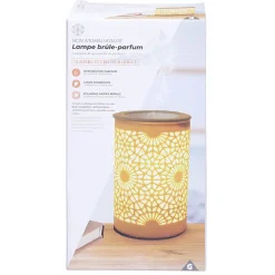 Outlet Gifi Lampe d'ambiance brûle parfum motif rosace