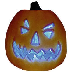 Lampe Halloween à LED forme citrouille orange à poser*Gifi Online