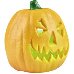 Lampe Halloween à LED forme citrouille orange à poser*Gifi Online