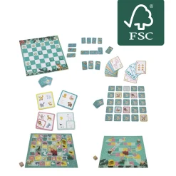 Gifi Eveil<Les jeux des Petits Génies 4 plateaux en bois