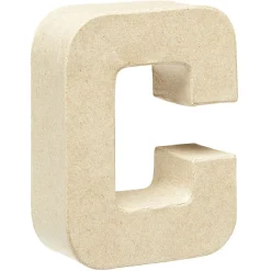 Gifi Lettre C à décorer en papier maché