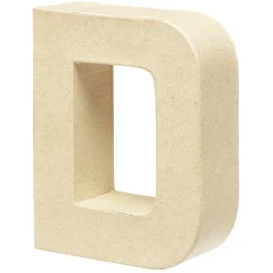 Gifi Lettre D à décorer en papier maché