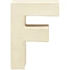 Gifi Lettre F à décorer en papier maché