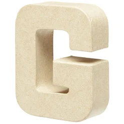 Gifi Lettre G à décorer en papier maché