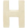 Lettre H à décorer en papier maché*Gifi Clearance