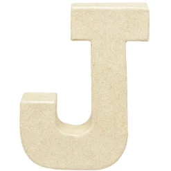 Gifi Lettre J à décorer en papier maché
