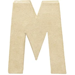 Gifi Lettre M à décorer en papier maché
