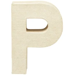 Gifi Lettre P à décorer en papier maché