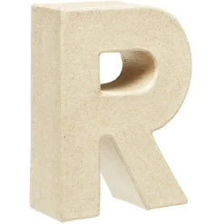 Gifi Lettre R à décorer en papier maché