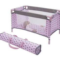 Gifi Jeux D'Imagination Et D'Imitation<Lit parapluie pliable pour poupon avec sac de rangement 42x22xH31cm