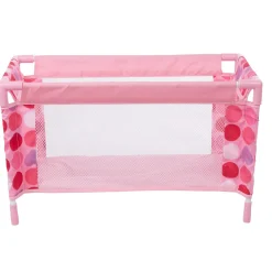 Gifi Jeux D'Imagination Et D'Imitation<Lit parapluie pliable pour poupon motif rond rose