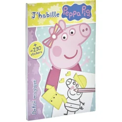 Gifi Livre d'activités J'habille Peppa Pig 64 pages 230 stickers