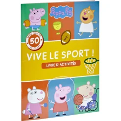 Gifi Livre d'activités Peppa Pig Vive le sport ! Avec stickers 18 pages