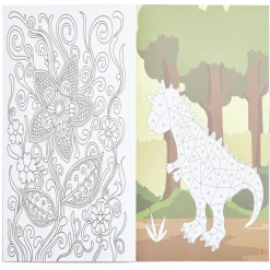 Gifi Jeux Créatifs<Livre de coloriage et stickers - 12 pages