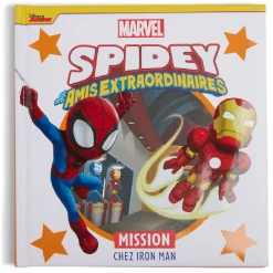 Gifi Livre d'histoire Disney Marvel Spidey - Mission chez Iron Man 32 pages
