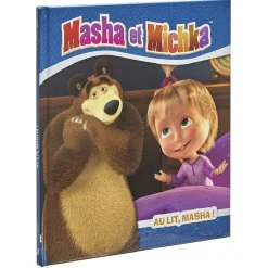 Gifi Livre d'histoire Masha et Michka Au lit !