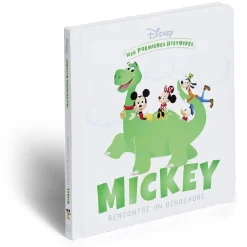 Gifi Livre histoire Disney Mickey rencontre un dinosaure Hachette Jeunnes
