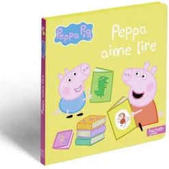 Gifi Livre histoire Peppa Pig aime lire Hachette Jeunesse 16 pages