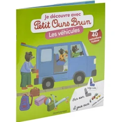 Gifi Livre Je découvre avec Petit Ours Brun Les Véhicules 40 autocollants
