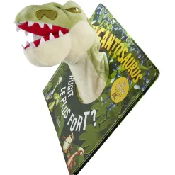 Gifi Livre marionnette dinosaure Gigantosaurus qui rugit le plus fort ?