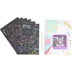 Gifi Livre scratch art enfant - 6 cartes à gratter