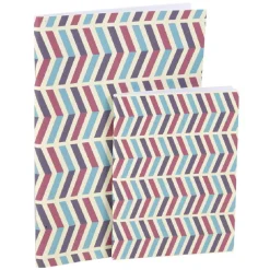 Lot 2 cahiers A5 + A4 imprimé zig zag*Gifi Best
