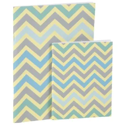 Lot 2 cahiers A5 + A4 imprimé zig zag*Gifi Best