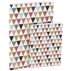 Lot 2 cahiers A5 + A4 imprimé zig zag*Gifi Best