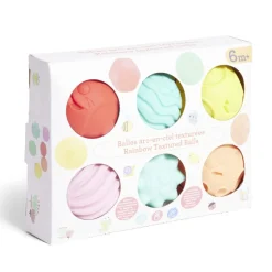 Gifi Eveil<Lot de 6 balles éveil texturées thème émoji multicolore