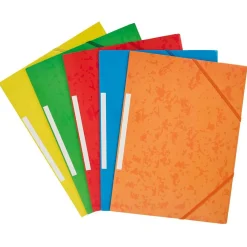 Lot de 5 chemises en carton à élastiques 24x32cm*Gifi Online