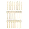 Lot de 24 couverts en bois*Gifi Hot