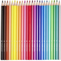 Gifi Lot de 24 crayons de couleur