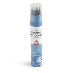 Gifi Lot de 12 crayons de couleur