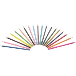 Gifi Lot de 80 crayons de couleur dans baril en plastique