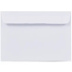 Lot de 50 enveloppes blanches avec bande auto-adhésive 11,4x16,2cm*Gifi Online