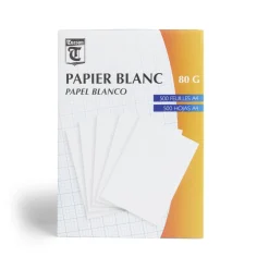 Lot de 500 feuilles de papier blanc A4 80g*Gifi Clearance